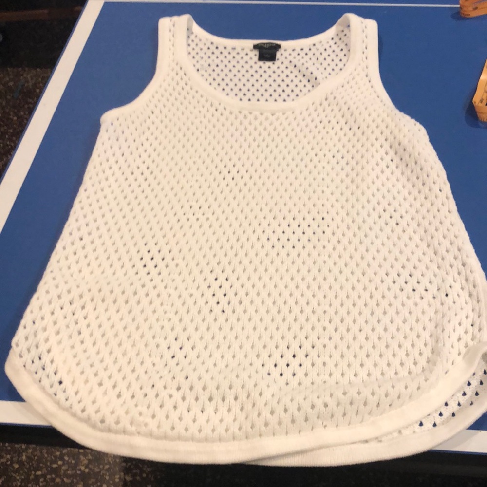 Ann Taylor open cotton vest.